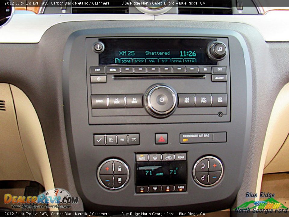 2012 Buick Enclave FWD Carbon Black Metallic / Cashmere Photo #20