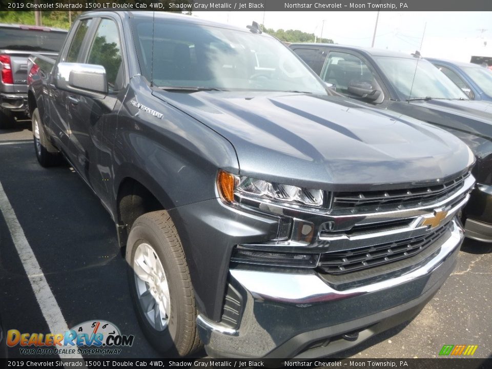 2019 Chevrolet Silverado 1500 LT Double Cab 4WD Shadow Gray Metallic / Jet Black Photo #5