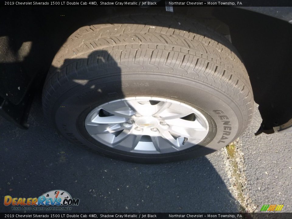 2019 Chevrolet Silverado 1500 LT Double Cab 4WD Shadow Gray Metallic / Jet Black Photo #6