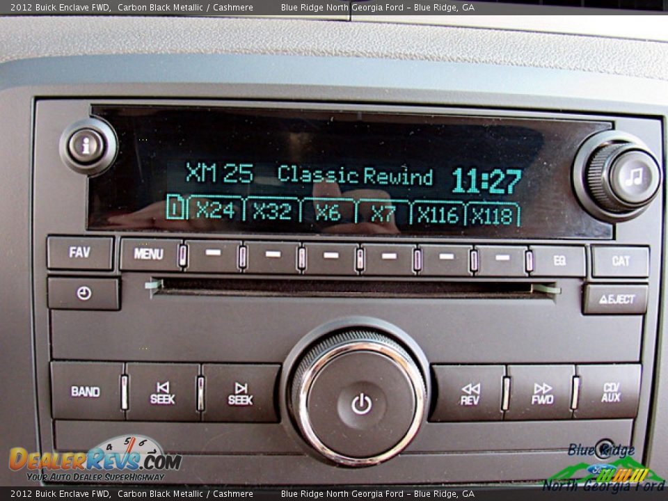 2012 Buick Enclave FWD Carbon Black Metallic / Cashmere Photo #21