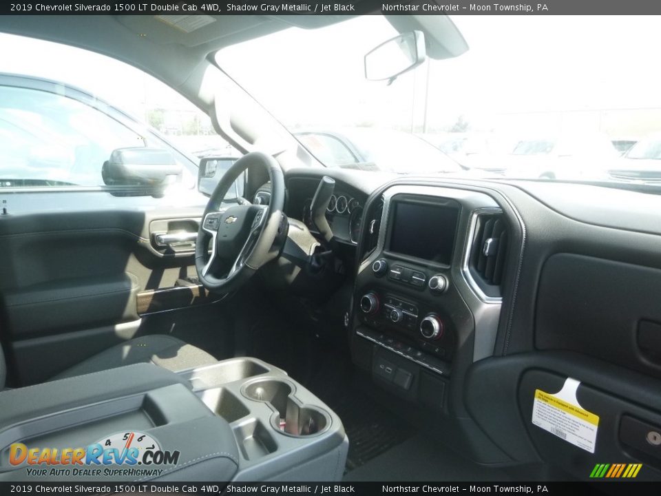2019 Chevrolet Silverado 1500 LT Double Cab 4WD Shadow Gray Metallic / Jet Black Photo #8