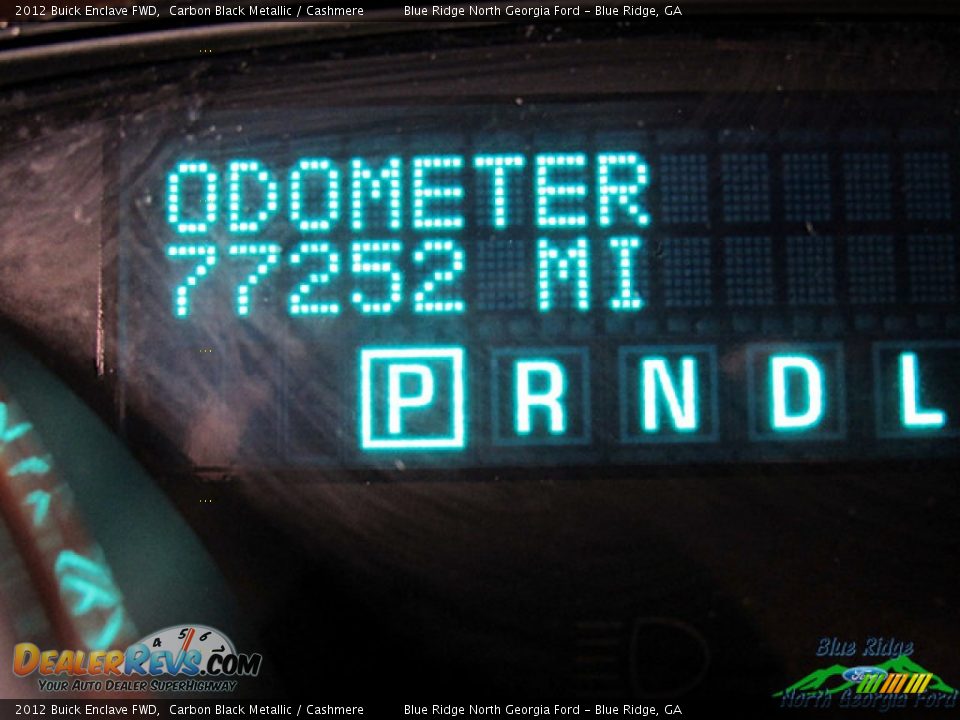 2012 Buick Enclave FWD Carbon Black Metallic / Cashmere Photo #25