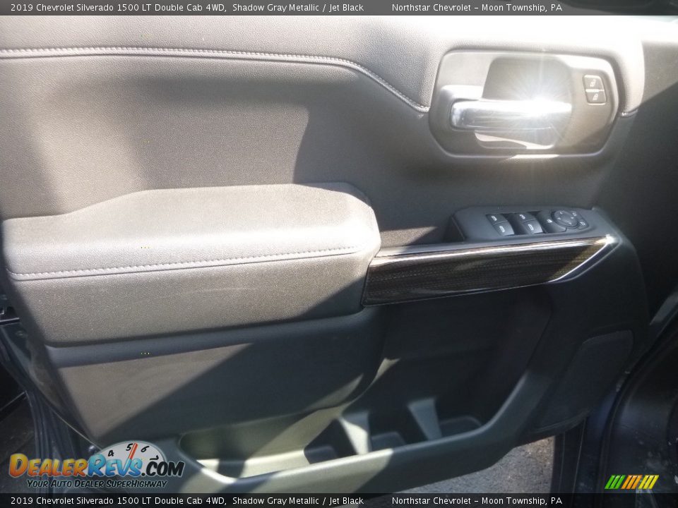 2019 Chevrolet Silverado 1500 LT Double Cab 4WD Shadow Gray Metallic / Jet Black Photo #12