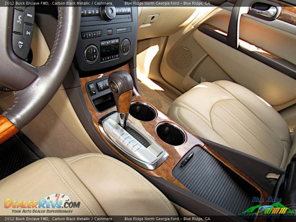 2012 Buick Enclave FWD Carbon Black Metallic / Cashmere Photo #27