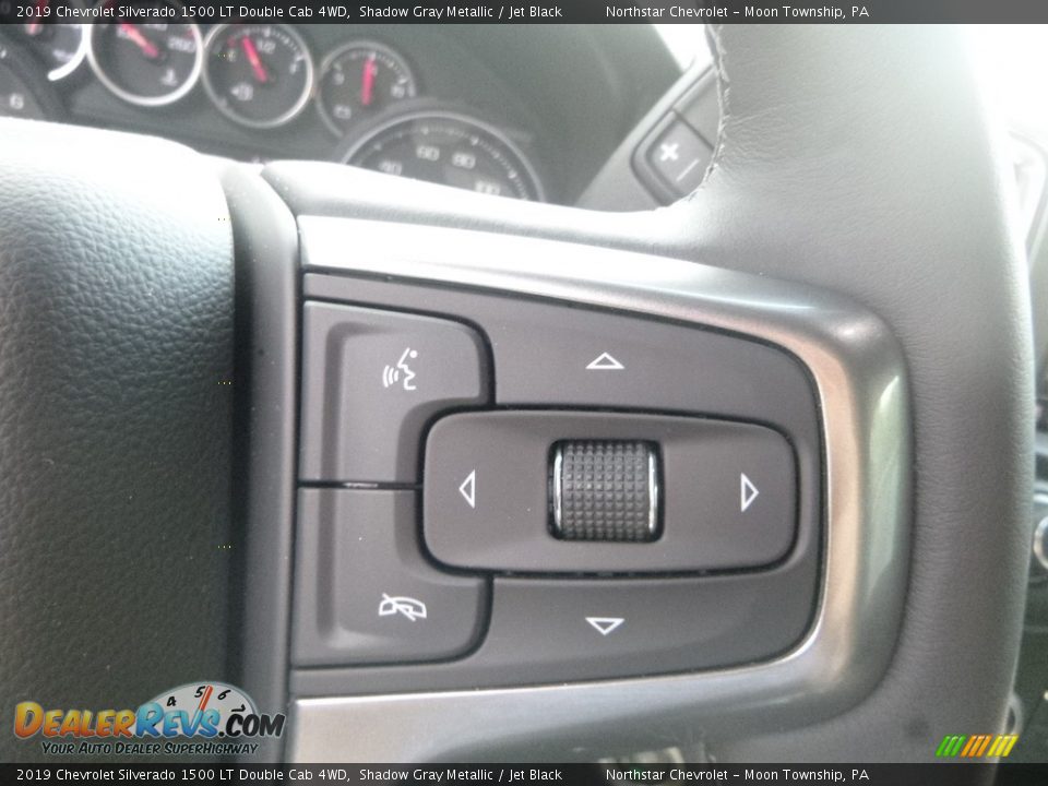 2019 Chevrolet Silverado 1500 LT Double Cab 4WD Shadow Gray Metallic / Jet Black Photo #17