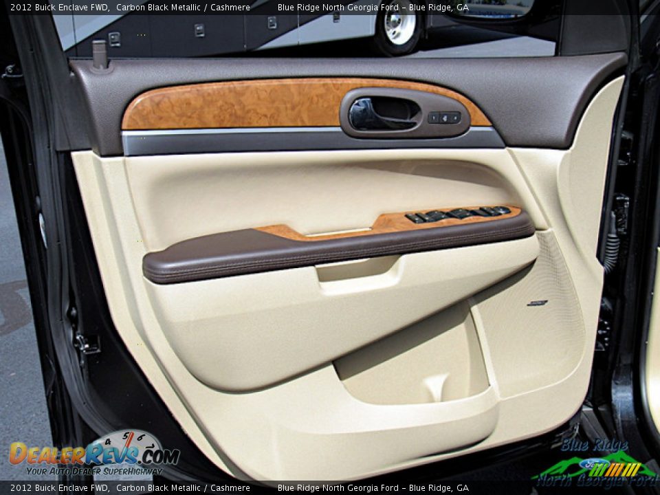 2012 Buick Enclave FWD Carbon Black Metallic / Cashmere Photo #29