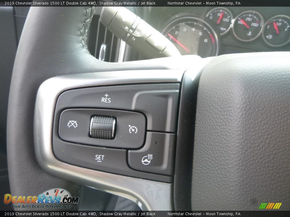 2019 Chevrolet Silverado 1500 LT Double Cab 4WD Shadow Gray Metallic / Jet Black Photo #18