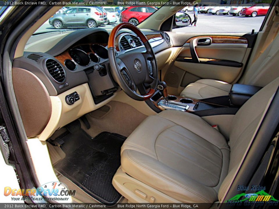 2012 Buick Enclave FWD Carbon Black Metallic / Cashmere Photo #30