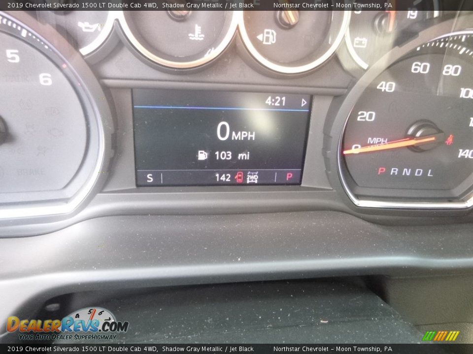 2019 Chevrolet Silverado 1500 LT Double Cab 4WD Shadow Gray Metallic / Jet Black Photo #19