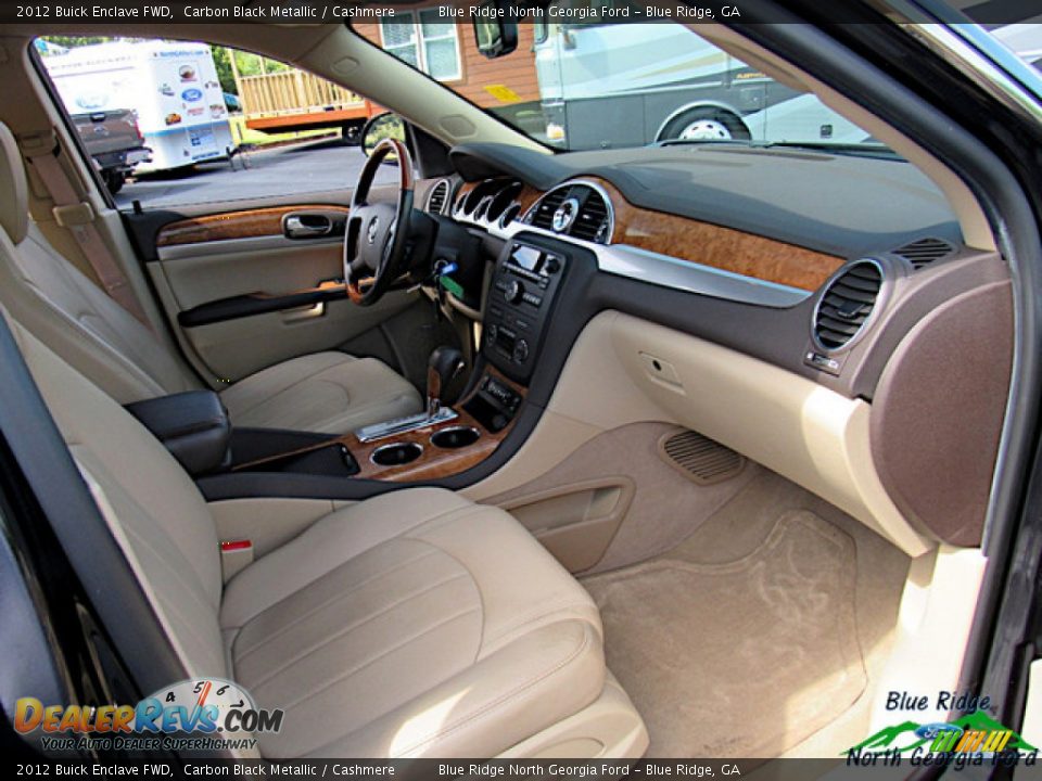 2012 Buick Enclave FWD Carbon Black Metallic / Cashmere Photo #31