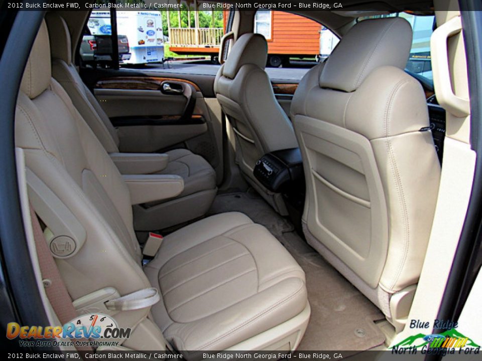 2012 Buick Enclave FWD Carbon Black Metallic / Cashmere Photo #32