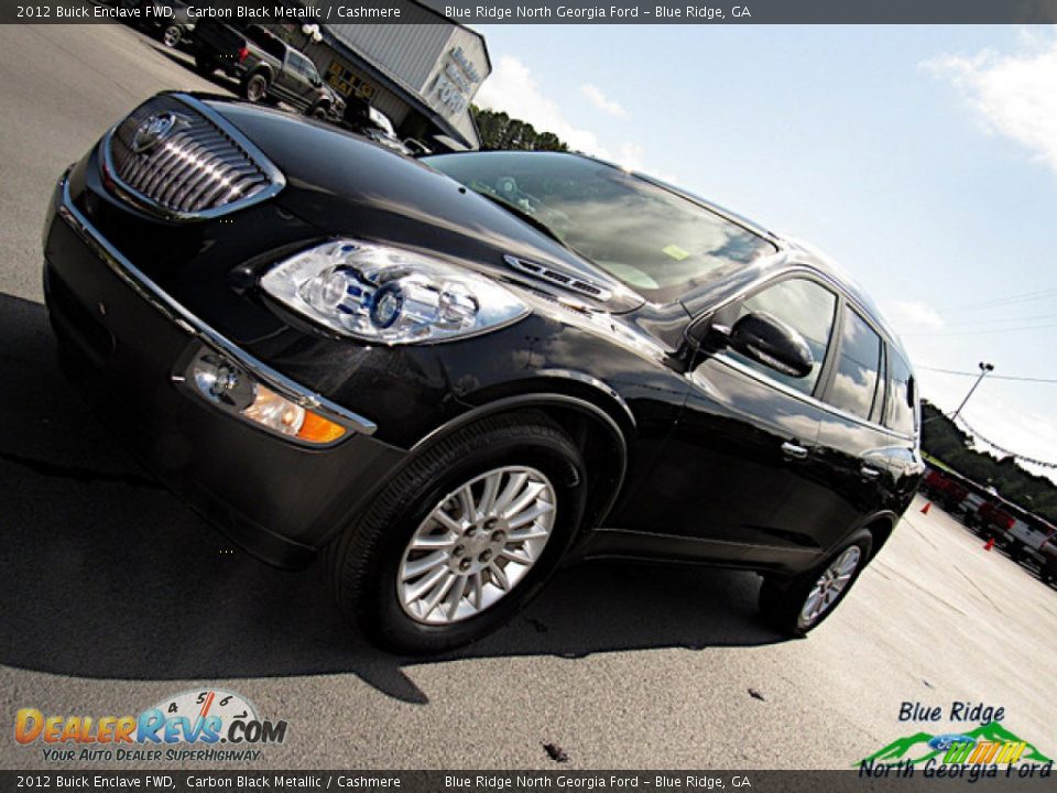 2012 Buick Enclave FWD Carbon Black Metallic / Cashmere Photo #33