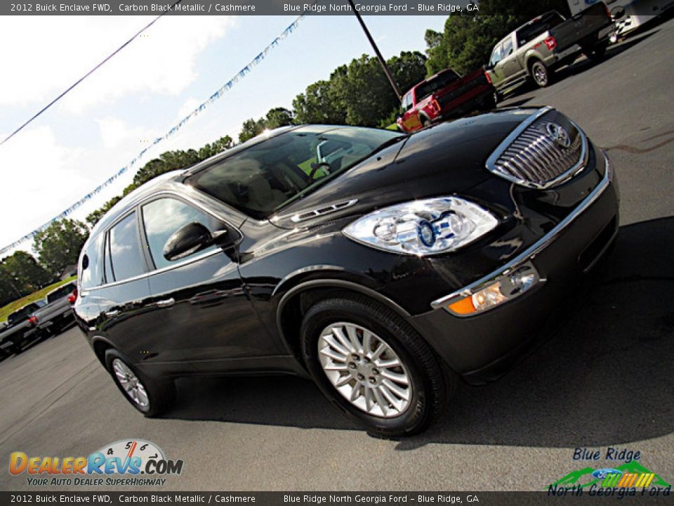 2012 Buick Enclave FWD Carbon Black Metallic / Cashmere Photo #34