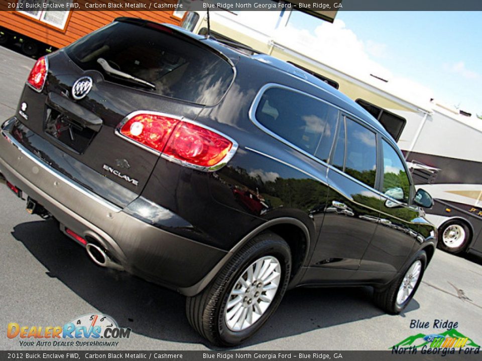 2012 Buick Enclave FWD Carbon Black Metallic / Cashmere Photo #35