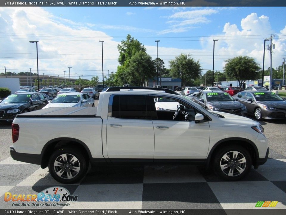 2019 Honda Ridgeline RTL-E AWD White Diamond Pearl / Black Photo #3