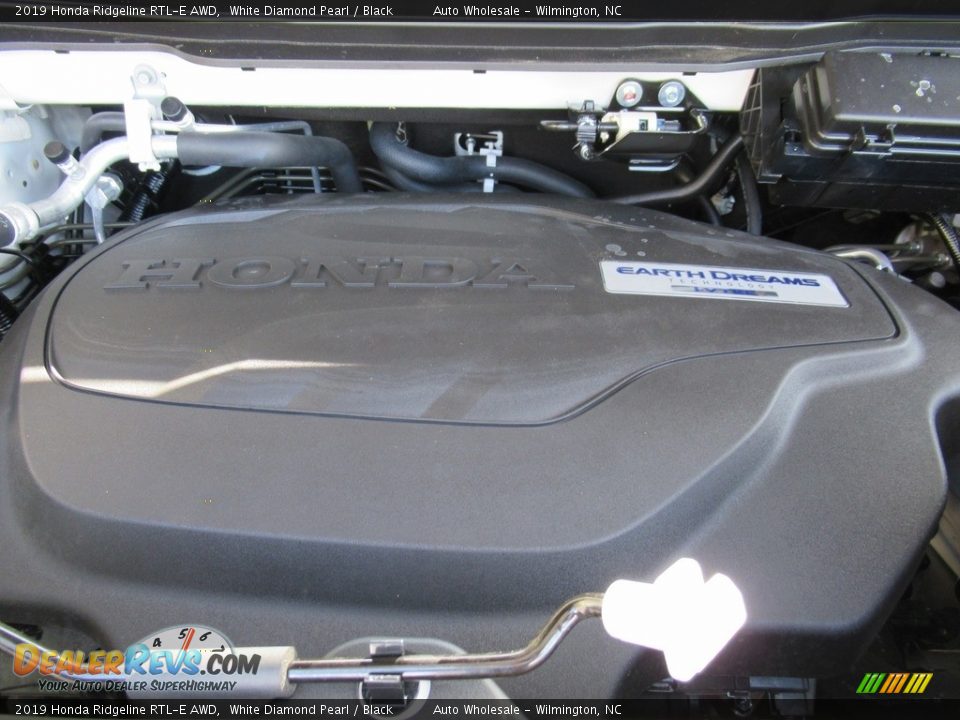 2019 Honda Ridgeline RTL-E AWD White Diamond Pearl / Black Photo #6