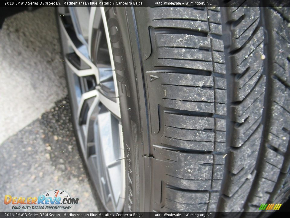 2019 BMW 3 Series 330i Sedan Mediterranean Blue Metallic / Canberra Beige Photo #8