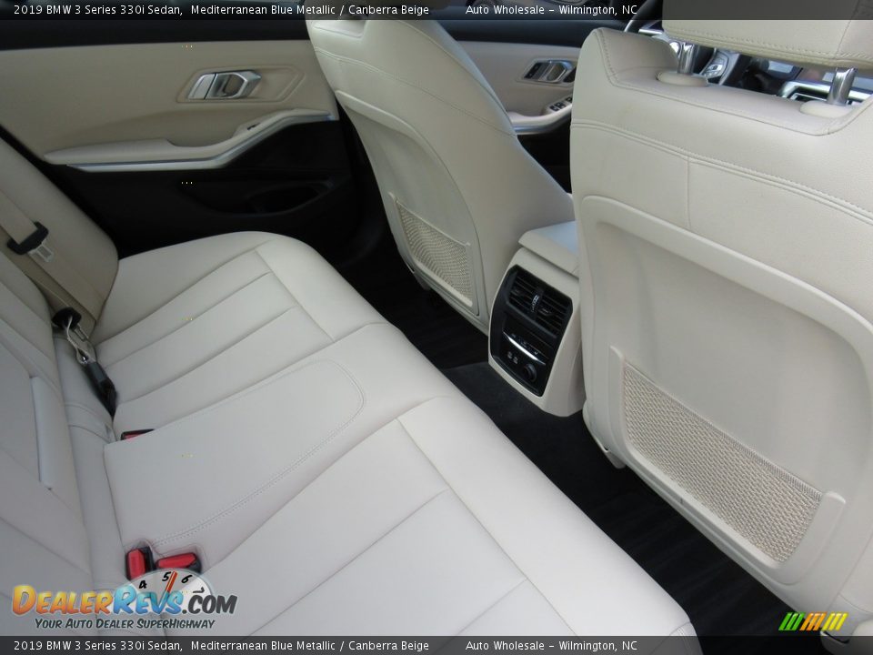 2019 BMW 3 Series 330i Sedan Mediterranean Blue Metallic / Canberra Beige Photo #13