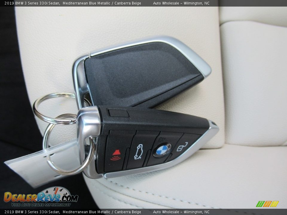 2019 BMW 3 Series 330i Sedan Mediterranean Blue Metallic / Canberra Beige Photo #20