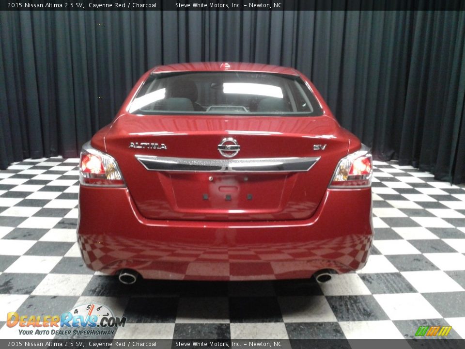2015 Nissan Altima 2.5 SV Cayenne Red / Charcoal Photo #7