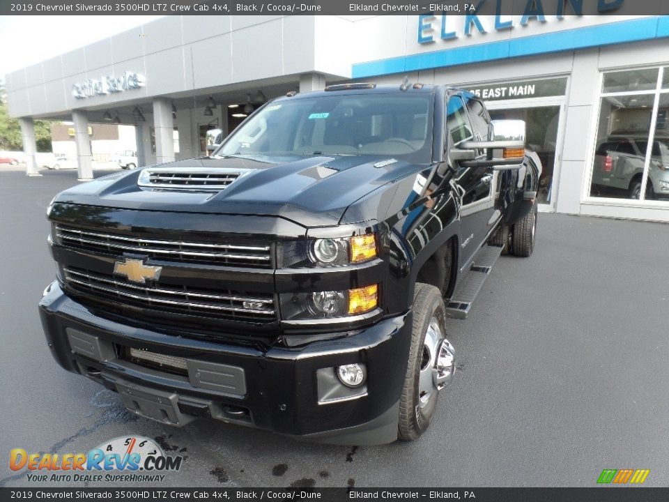 2019 Chevrolet Silverado 3500HD LTZ Crew Cab 4x4 Black / Cocoa/­Dune Photo #1
