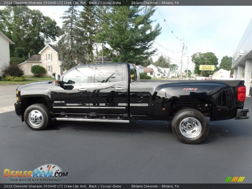 2019 Chevrolet Silverado 3500HD LTZ Crew Cab 4x4 Black / Cocoa/­Dune Photo #3