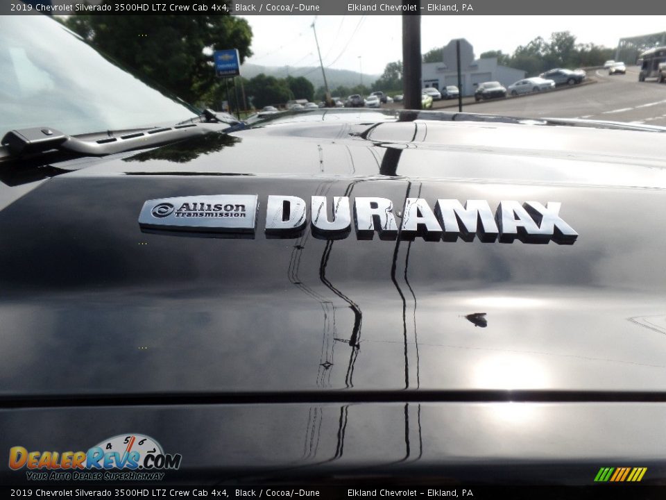 2019 Chevrolet Silverado 3500HD LTZ Crew Cab 4x4 Black / Cocoa/­Dune Photo #11