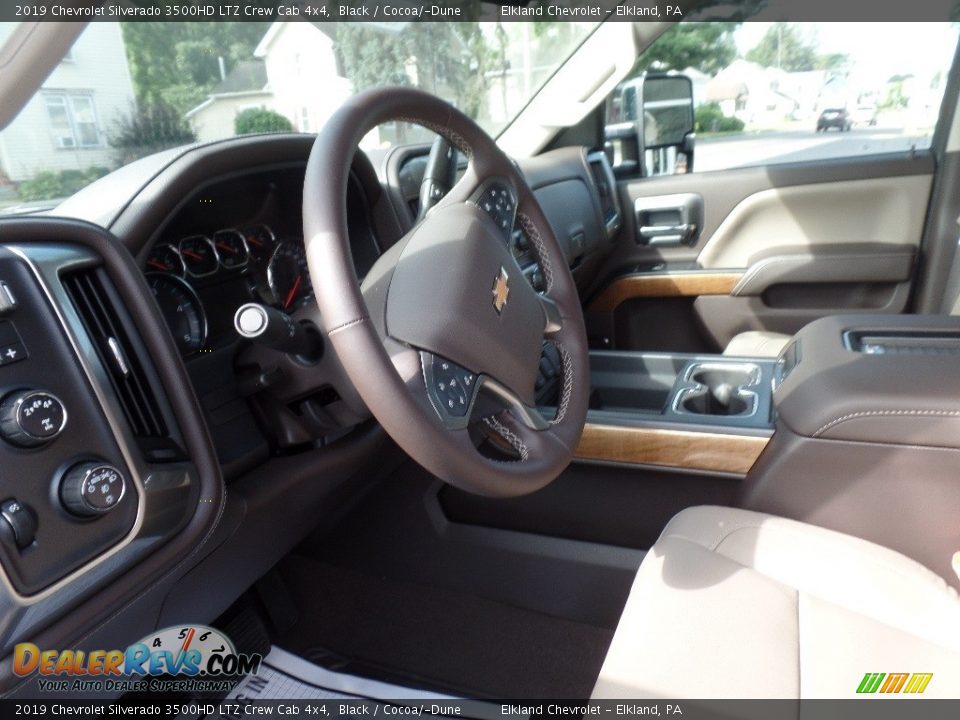 2019 Chevrolet Silverado 3500HD LTZ Crew Cab 4x4 Black / Cocoa/­Dune Photo #24