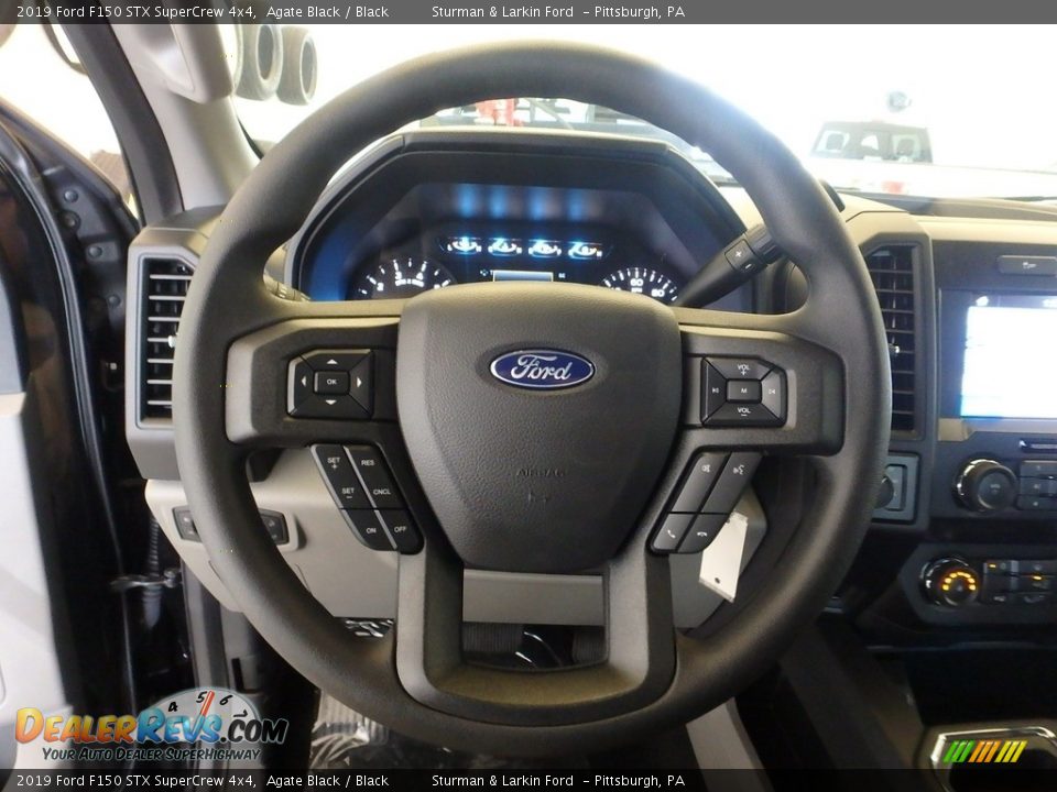 2019 Ford F150 STX SuperCrew 4x4 Agate Black / Black Photo #14