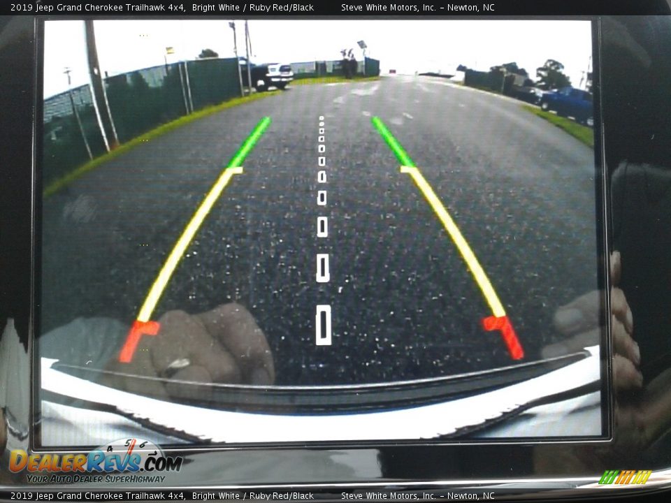 2019 Jeep Grand Cherokee Trailhawk 4x4 Bright White / Ruby Red/Black Photo #23