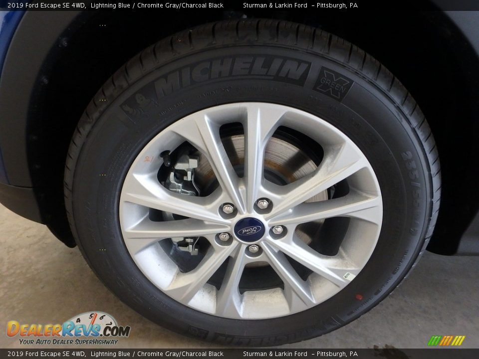 2019 Ford Escape SE 4WD Lightning Blue / Chromite Gray/Charcoal Black Photo #6