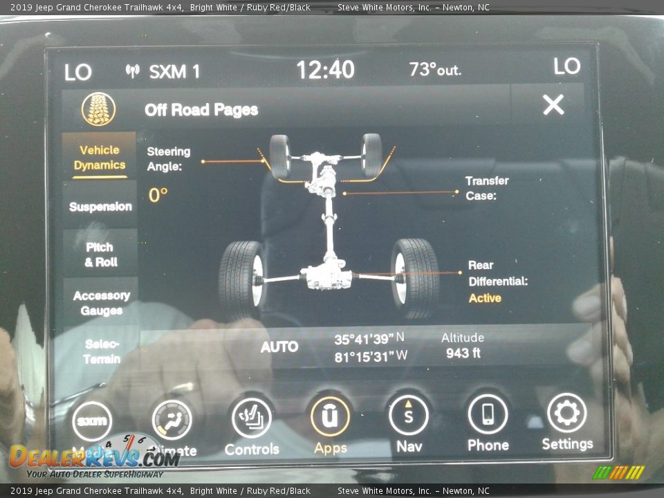 2019 Jeep Grand Cherokee Trailhawk 4x4 Bright White / Ruby Red/Black Photo #27