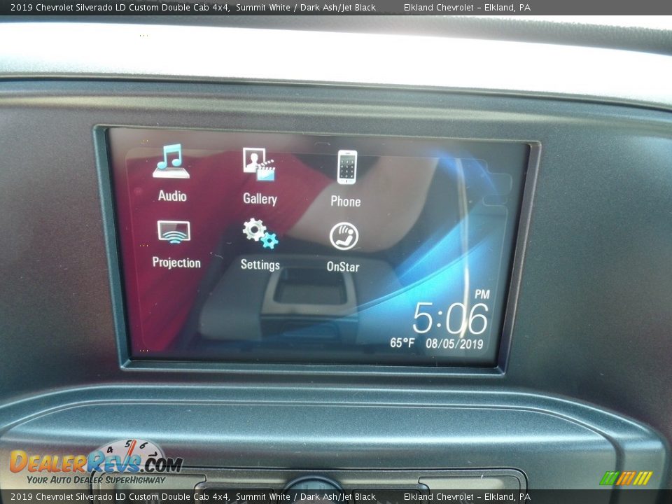 2019 Chevrolet Silverado LD Custom Double Cab 4x4 Summit White / Dark Ash/Jet Black Photo #26