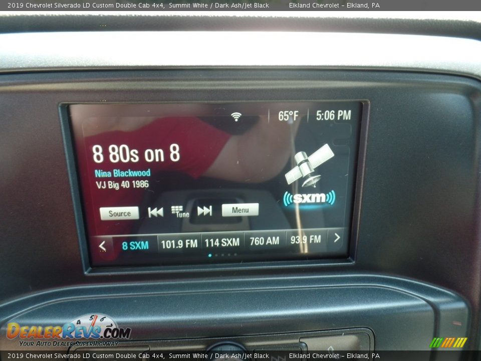 2019 Chevrolet Silverado LD Custom Double Cab 4x4 Summit White / Dark Ash/Jet Black Photo #27