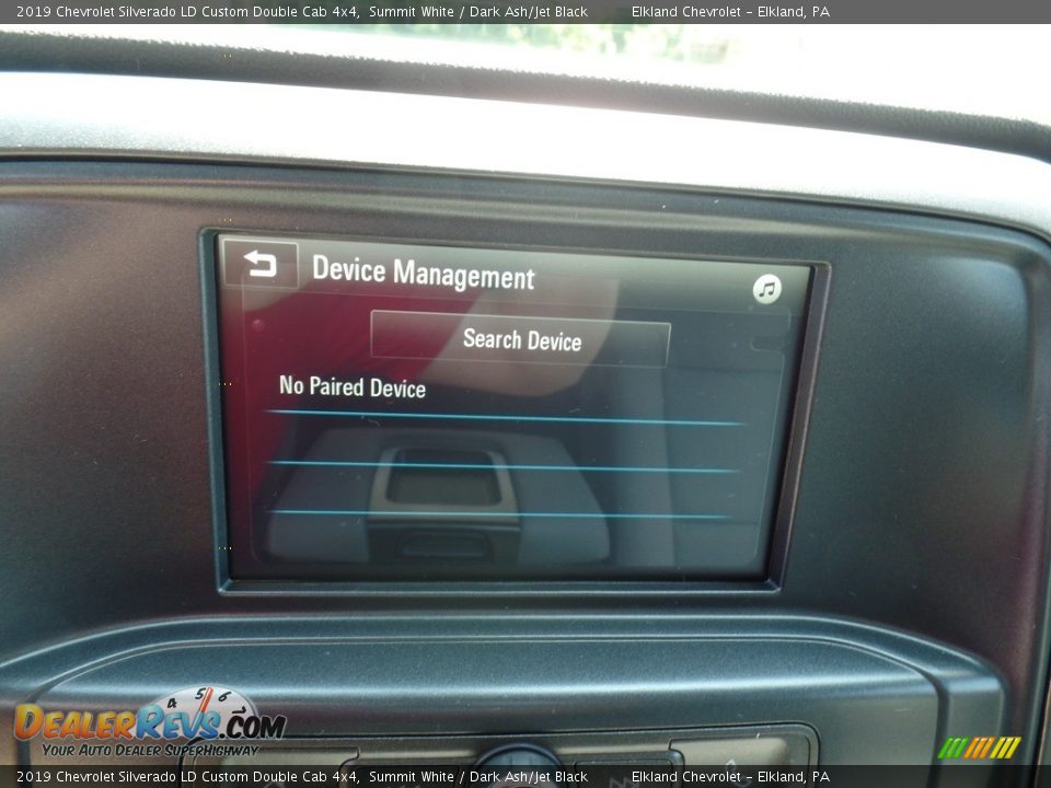 2019 Chevrolet Silverado LD Custom Double Cab 4x4 Summit White / Dark Ash/Jet Black Photo #28
