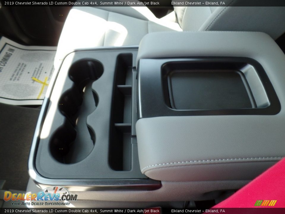 2019 Chevrolet Silverado LD Custom Double Cab 4x4 Summit White / Dark Ash/Jet Black Photo #32