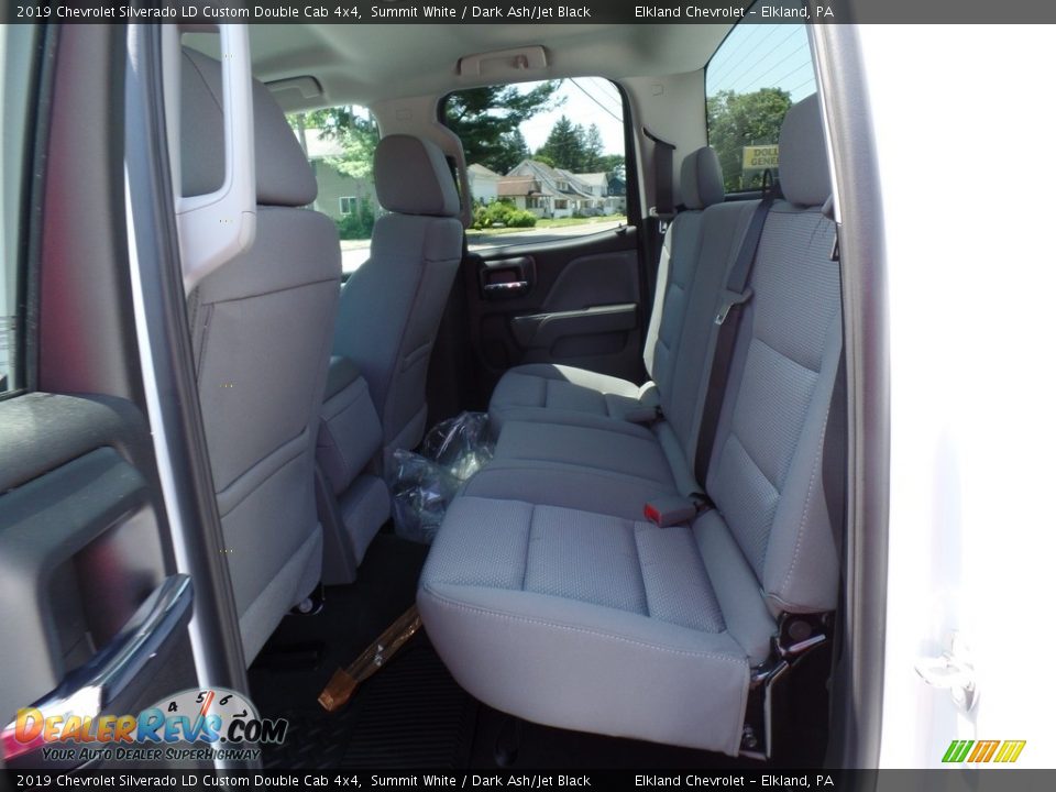 2019 Chevrolet Silverado LD Custom Double Cab 4x4 Summit White / Dark Ash/Jet Black Photo #34