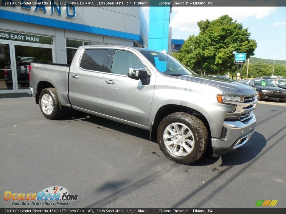 2019 Chevrolet Silverado 1500 LTZ Crew Cab 4WD Satin Steel Metallic / Jet Black Photo #5