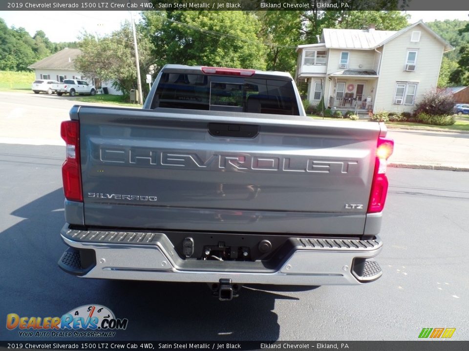 2019 Chevrolet Silverado 1500 LTZ Crew Cab 4WD Satin Steel Metallic / Jet Black Photo #9
