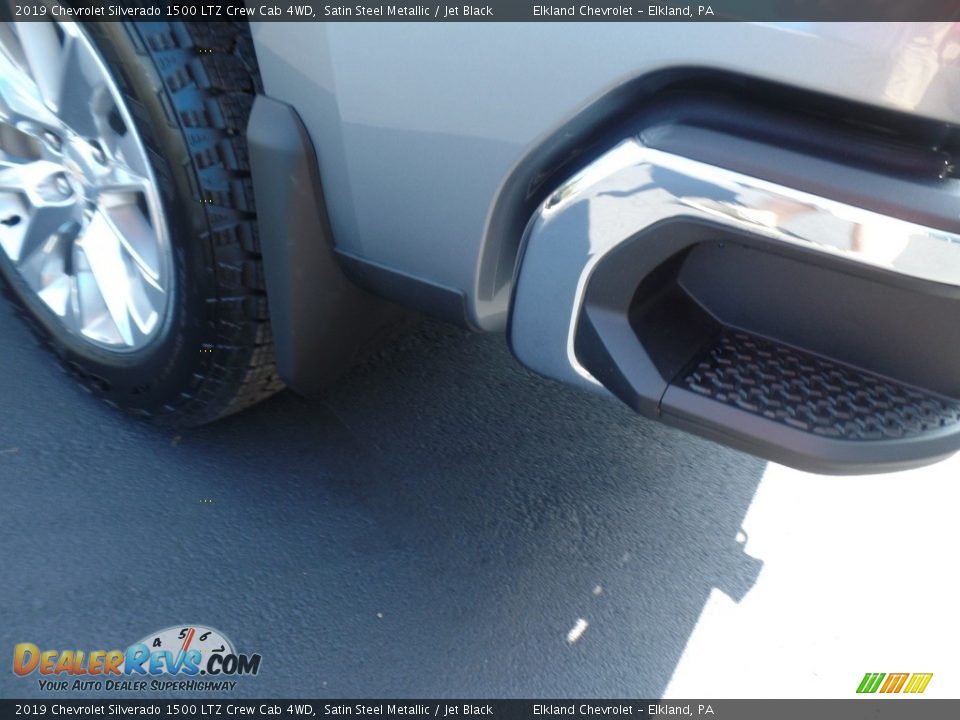 2019 Chevrolet Silverado 1500 LTZ Crew Cab 4WD Satin Steel Metallic / Jet Black Photo #13