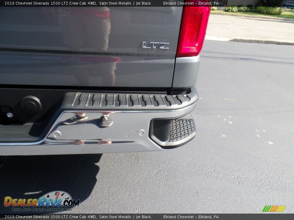 2019 Chevrolet Silverado 1500 LTZ Crew Cab 4WD Satin Steel Metallic / Jet Black Photo #15