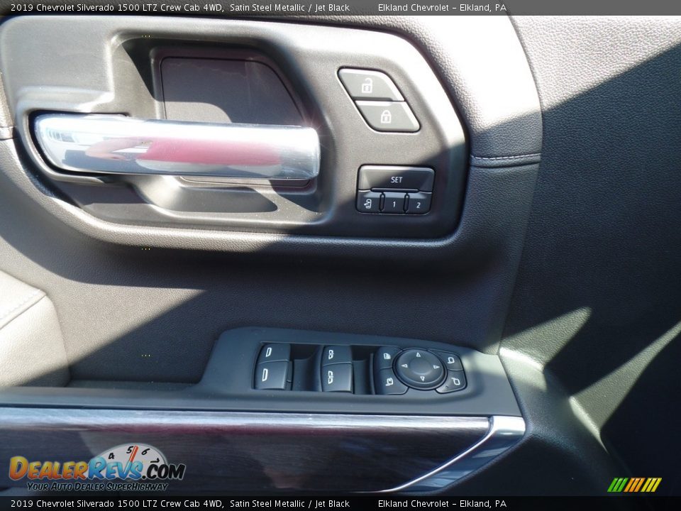 2019 Chevrolet Silverado 1500 LTZ Crew Cab 4WD Satin Steel Metallic / Jet Black Photo #19