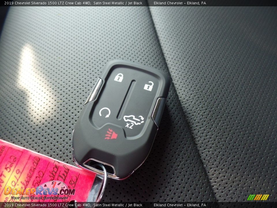 2019 Chevrolet Silverado 1500 LTZ Crew Cab 4WD Satin Steel Metallic / Jet Black Photo #21