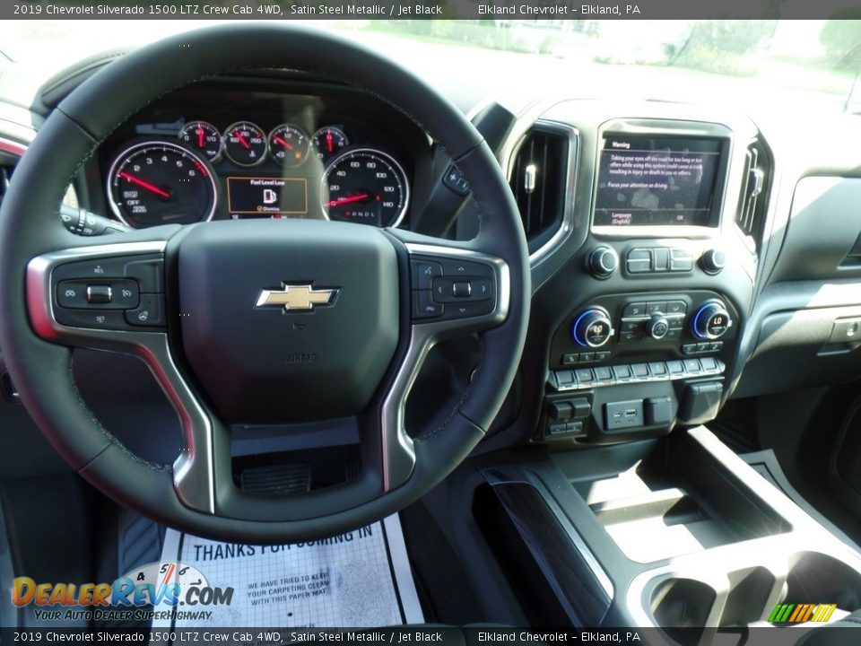 2019 Chevrolet Silverado 1500 LTZ Crew Cab 4WD Satin Steel Metallic / Jet Black Photo #23