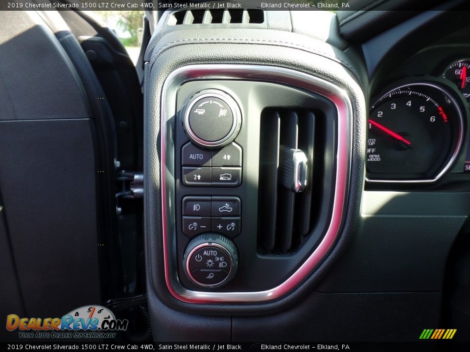 2019 Chevrolet Silverado 1500 LTZ Crew Cab 4WD Satin Steel Metallic / Jet Black Photo #27