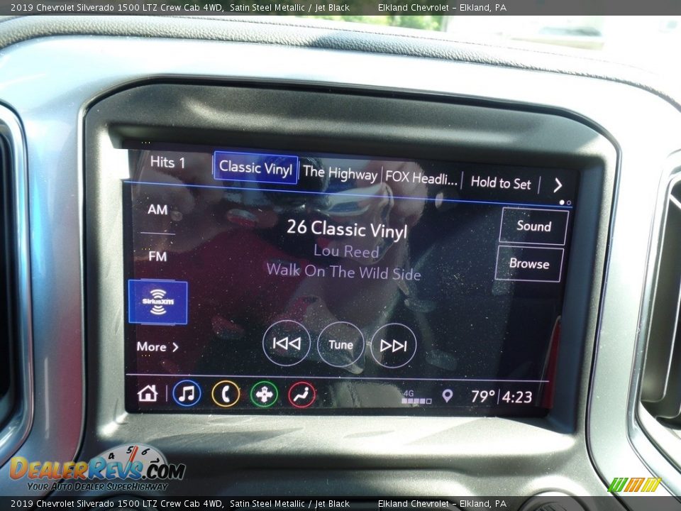 2019 Chevrolet Silverado 1500 LTZ Crew Cab 4WD Satin Steel Metallic / Jet Black Photo #31