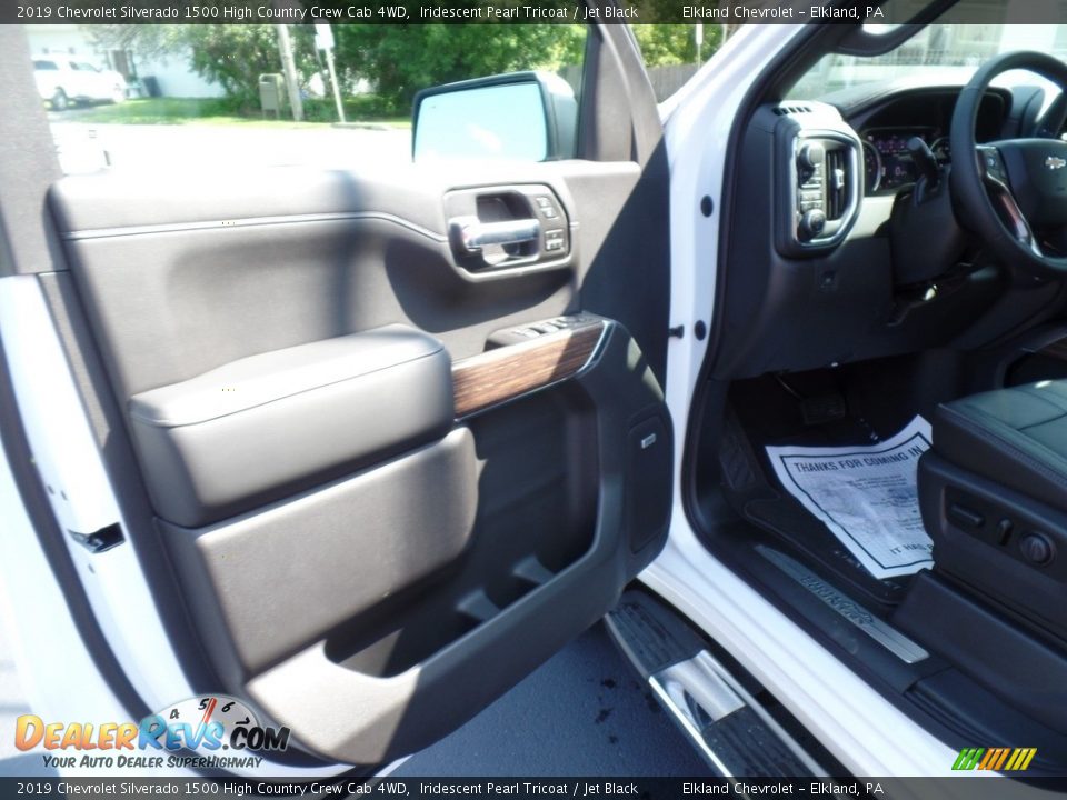 2019 Chevrolet Silverado 1500 High Country Crew Cab 4WD Iridescent Pearl Tricoat / Jet Black Photo #15