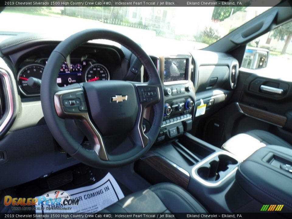 2019 Chevrolet Silverado 1500 High Country Crew Cab 4WD Iridescent Pearl Tricoat / Jet Black Photo #20