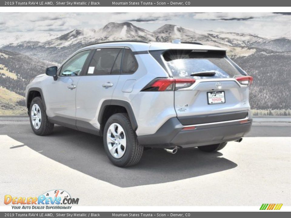 2019 Toyota RAV4 LE AWD Silver Sky Metallic / Black Photo #3