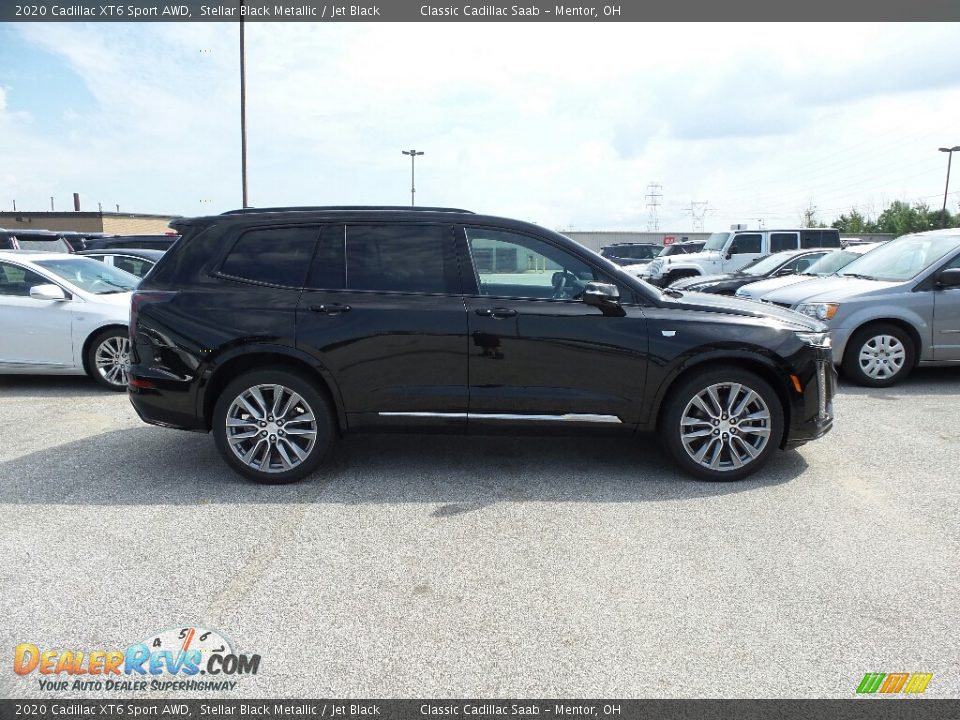 2020 Cadillac XT6 Sport AWD Stellar Black Metallic / Jet Black Photo #2